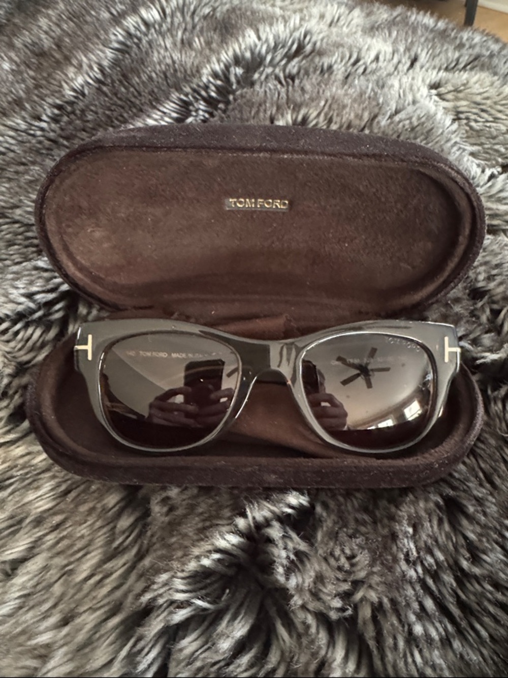 Tom Ford Cary TF 58 sunglasses Transparent Brown.